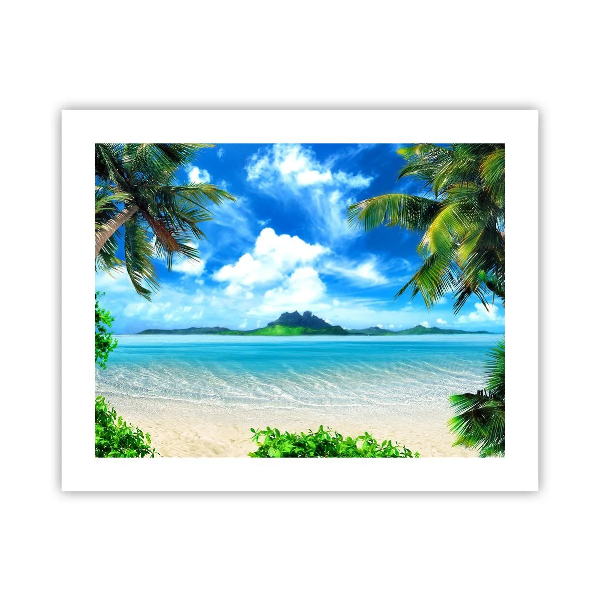 Póster - El azul de los trópicos - 50x40 cm