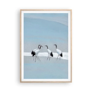 Póster en marco roble claro - Después de un día caluroso - 70x100 cm