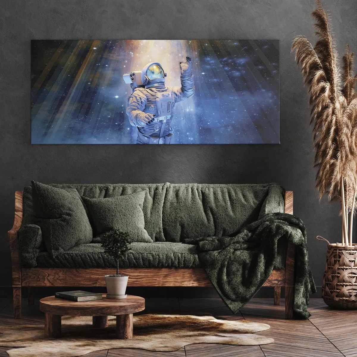Cuadro sobre lienzo - Impresión de Imagen - El descubrimiento - 100x40 cm