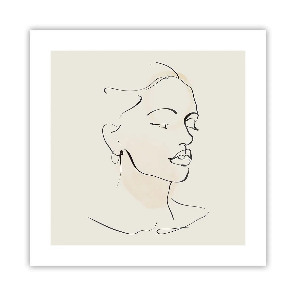 Póster - Líneas que muestran seguridad - 40x40 cm