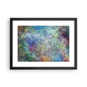 Póster en marco negro - No es tan fácil - 40x30 cm