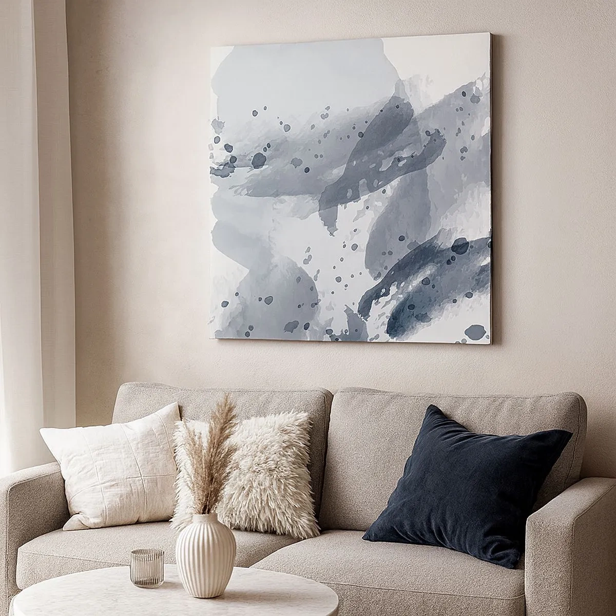 Cuadro sobre lienzo - Impresión de Imagen - Un estudio sobre la naturaleza del agua - 30x30 cm