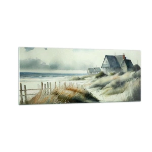 Cuadro sobre vidrio - Impresiones sobre Vidrio - Lejos del bullicio - 100x40 cm