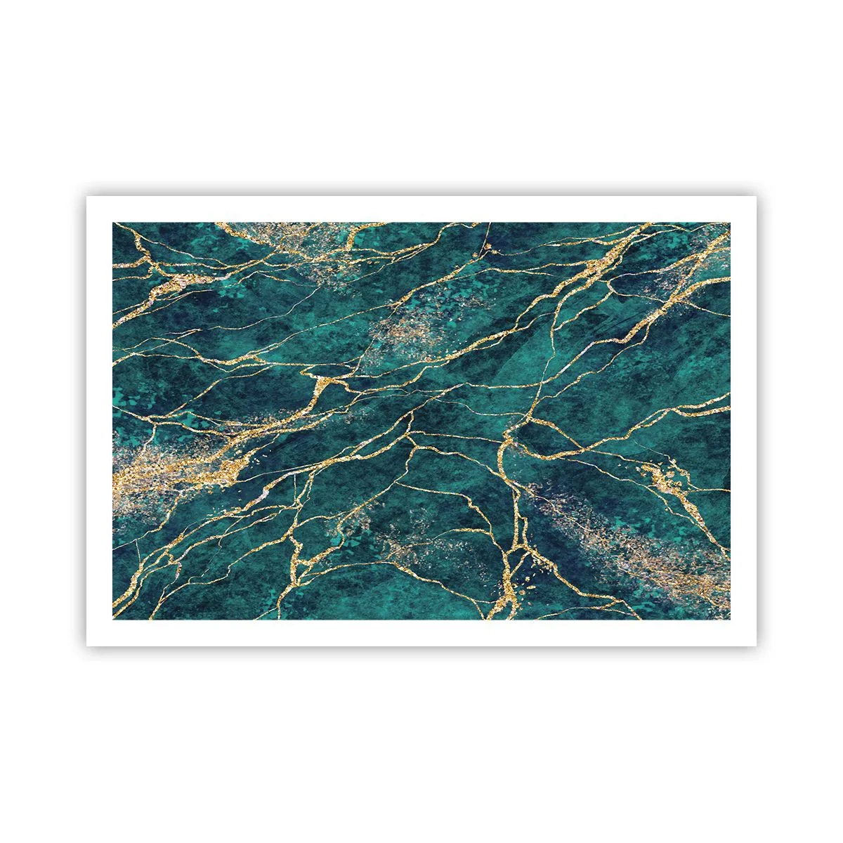 Póster - Riachuelos de oro - 91x61 cm