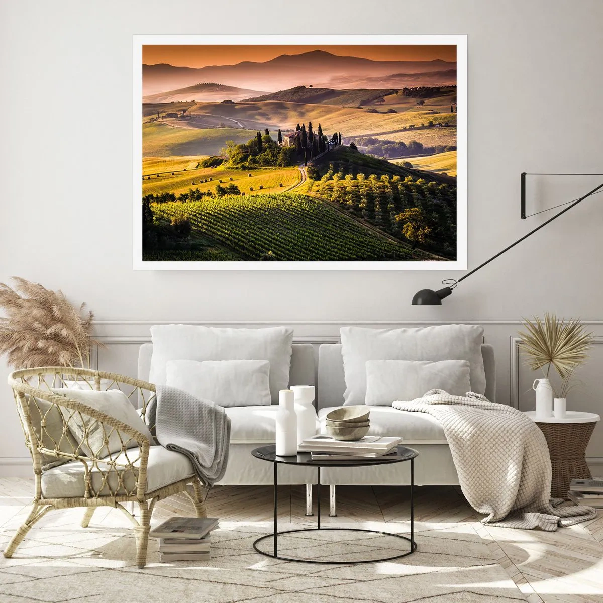 Póster - Paisaje toscano - 70x50 cm