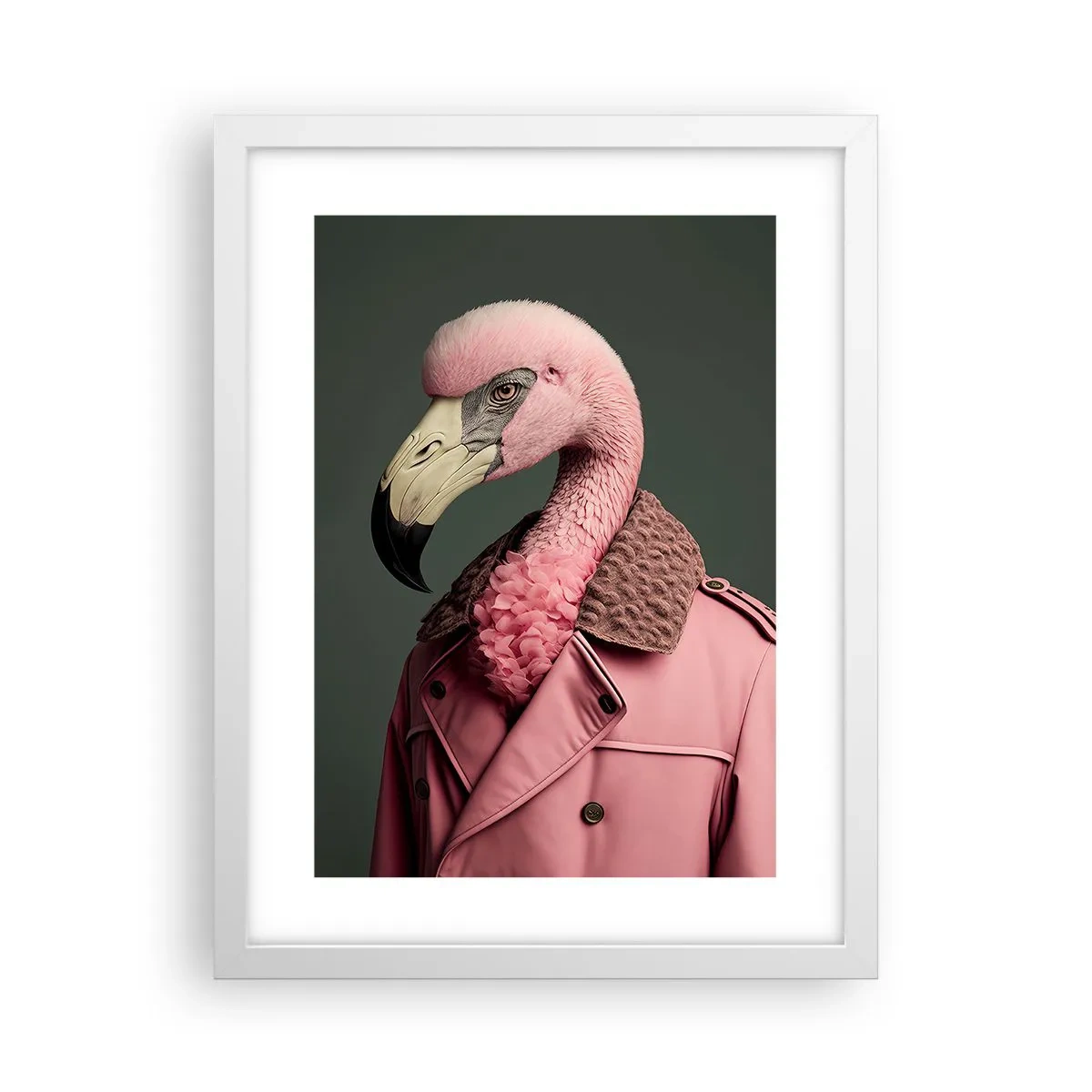 Póster en marco blanco - La auténtica elegancia - 30x40 cm