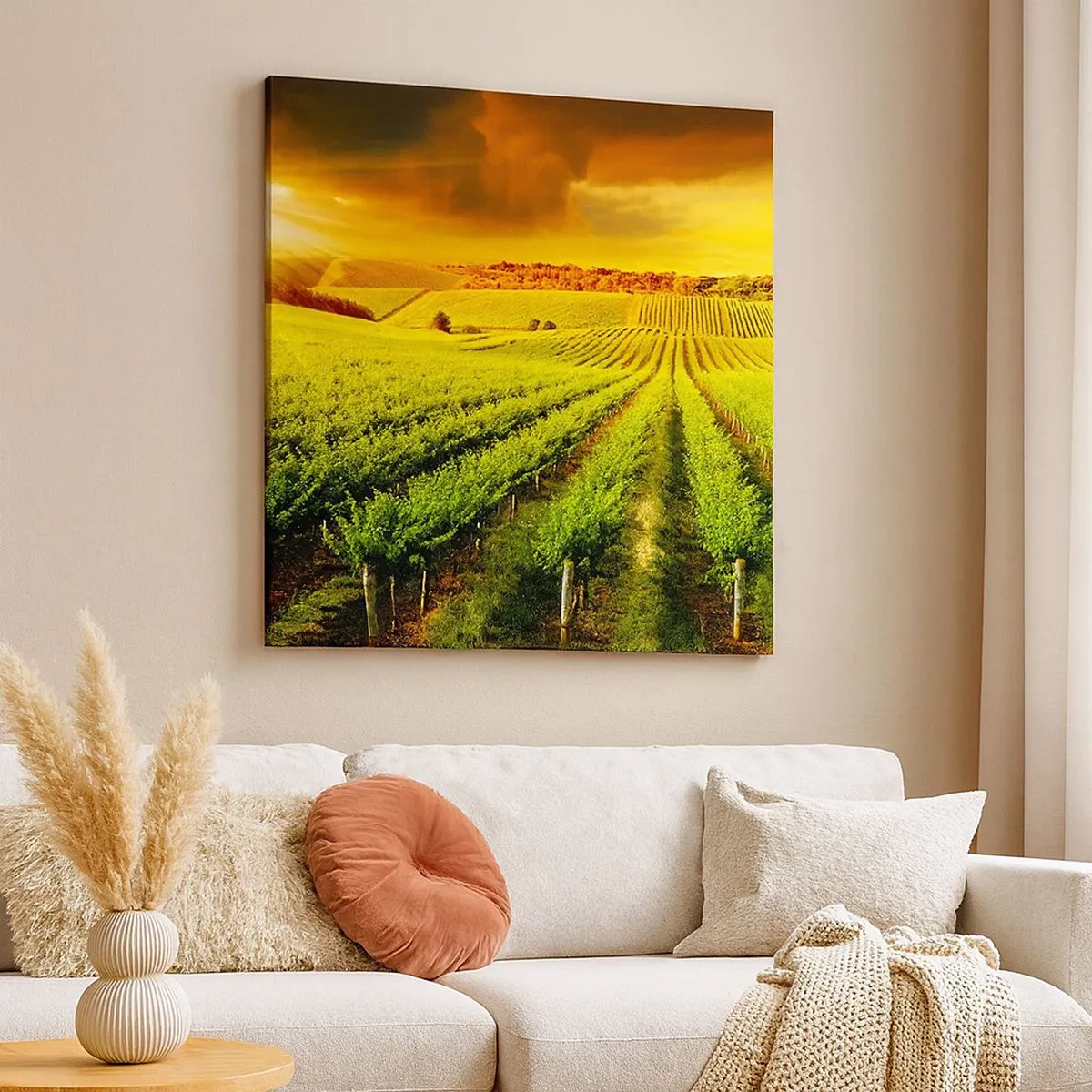 Cuadro sobre lienzo - Impresión de Imagen - Bajo el sol de Australia - 30x30 cm