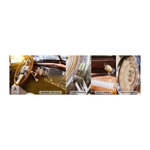 Muestra de fotomural Premium Canvas - Un soplo de lujo del pasado - Auto Vintage, Automotor, Panel - 100x30 cm