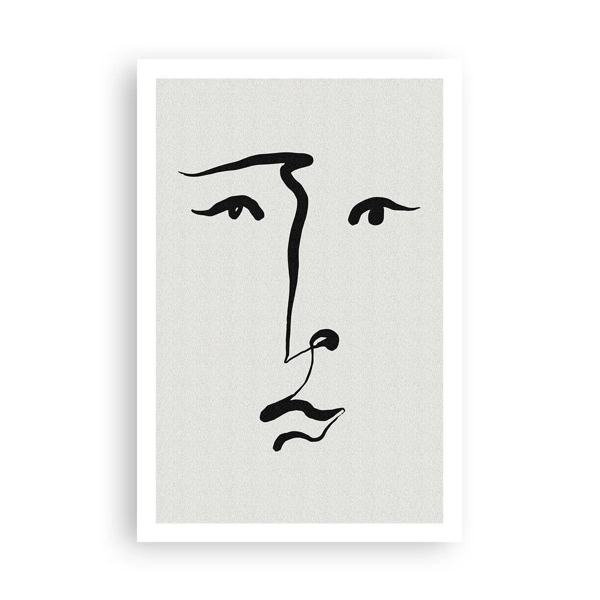 Póster - Retrato en una línea - 61x91 cm