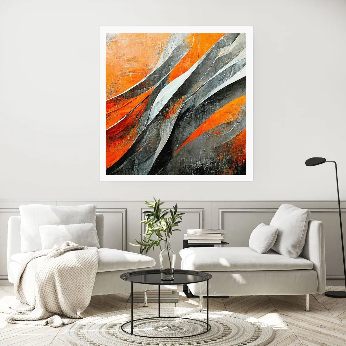 Póster - Calor y frío - 50x50 cm