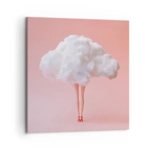 Cuadro sobre lienzo - Impresión de Imagen - Dulce promesa - 50x50 cm