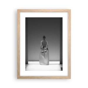 Póster en marco roble claro - Sencillez refinada - 30x40 cm