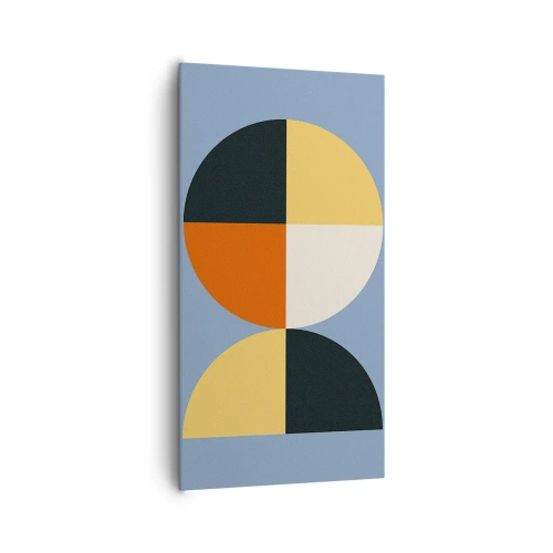 Cuadro sobre lienzo - Impresión de Imagen - Mira y cuenta - 65x120 cm