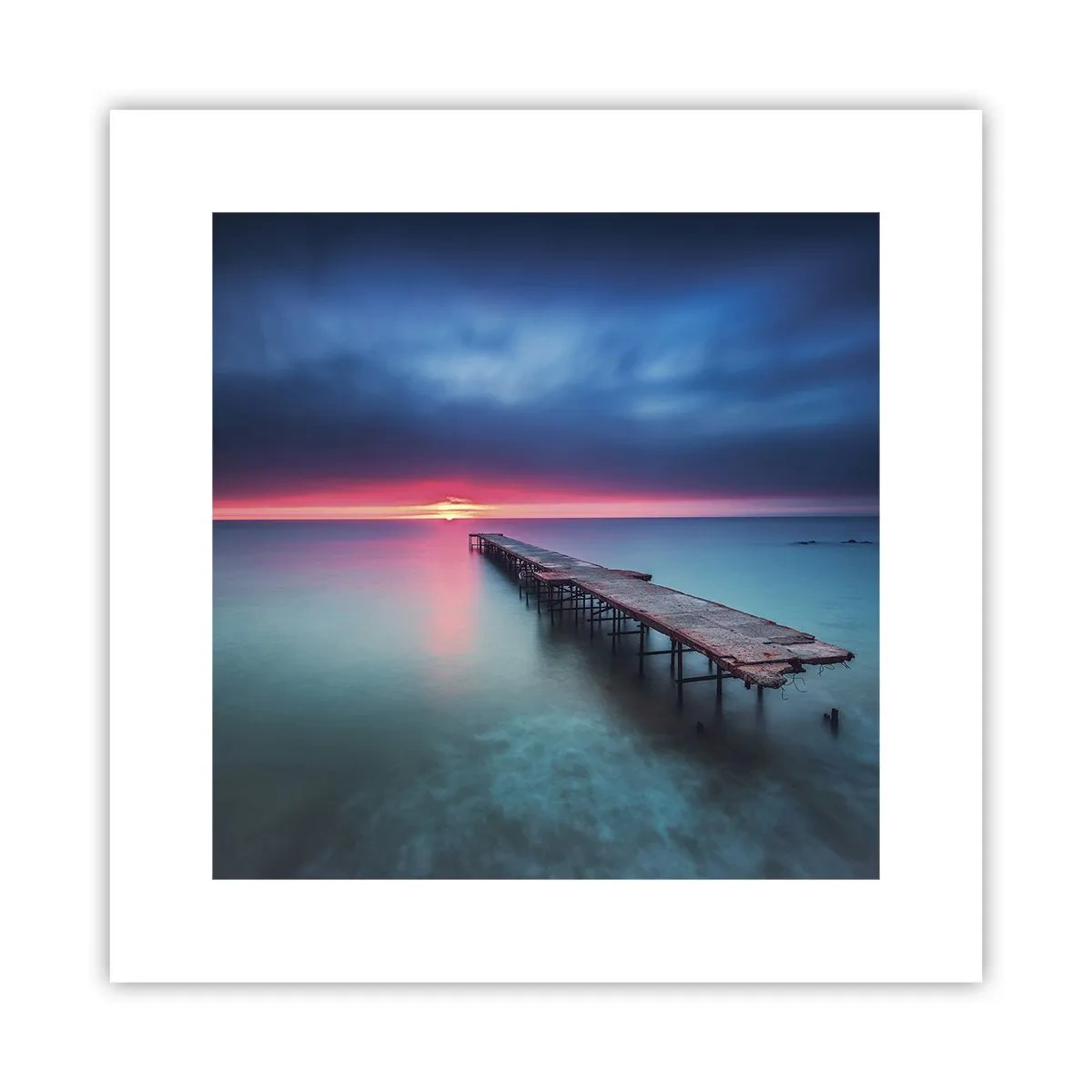 Póster - Entre el cielo y el agua - 30x30 cm