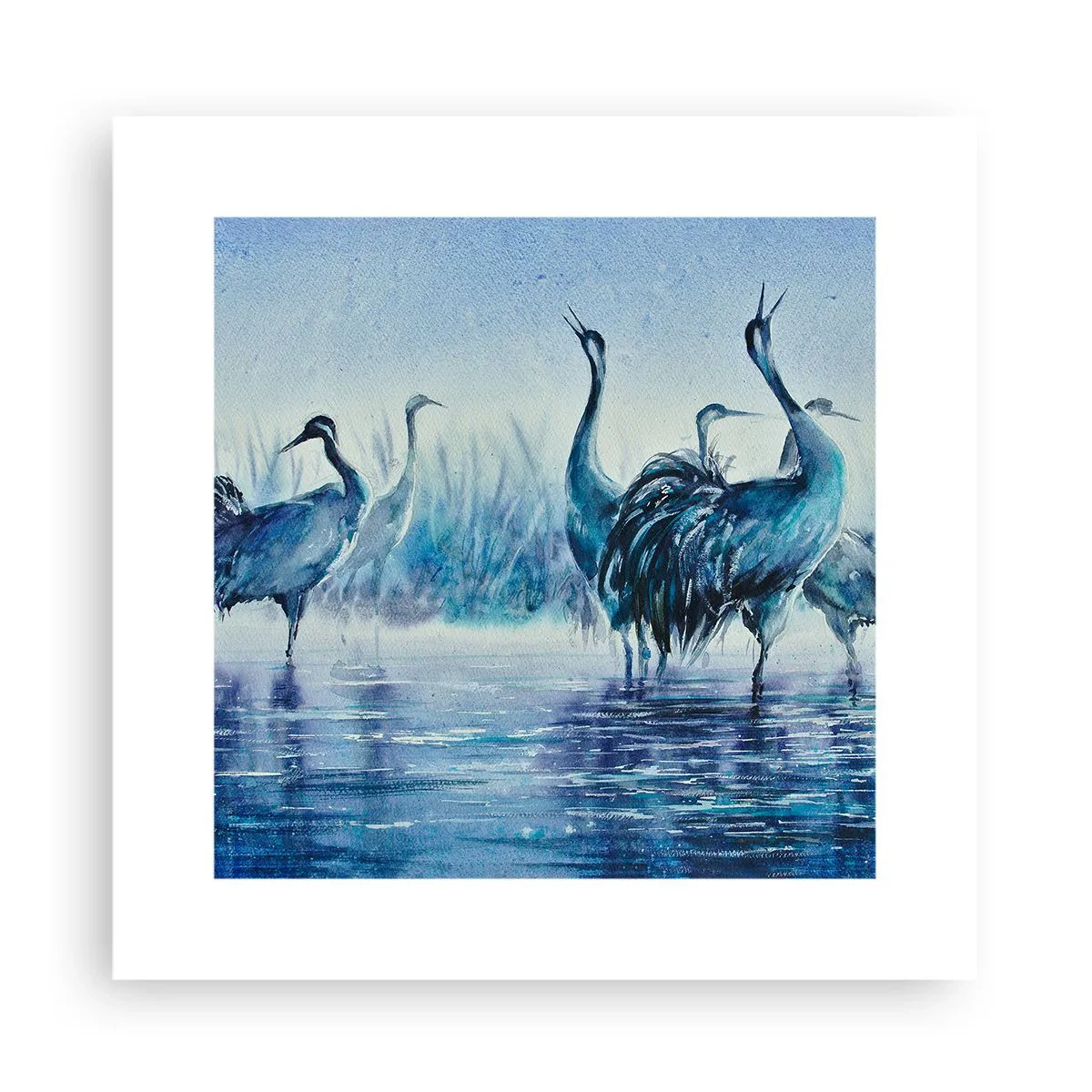 Póster - Reunión matinal - 30x30 cm