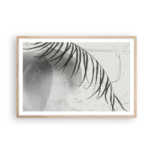 Póster en marco roble claro - El sutil exotismo de la naturaleza - 91x61 cm