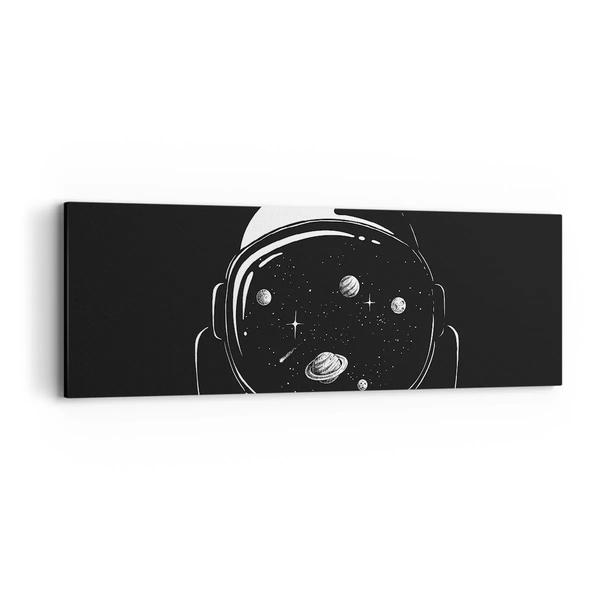 Cuadro sobre lienzo - Impresión de Imagen - Bonita vista - 90x30 cm