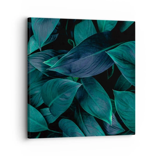Cuadro sobre lienzo - Impresión de Imagen - El propio verde - 30x30 cm