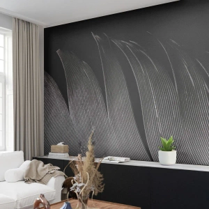 Fotomural Premium Canvas - Pluma - una construcción maravillosa - Bolígrafo, Minimalismo, Ligereza - 150x105 cm