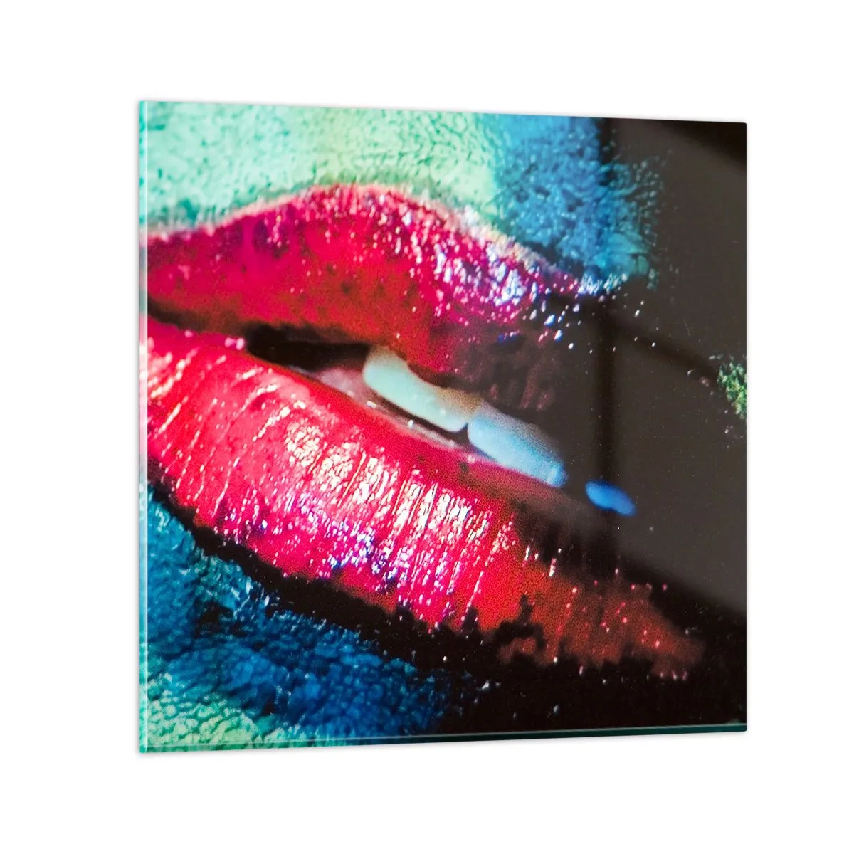 Cuadro sobre vidrio - Impresiones sobre Vidrio - Sensual e inquietante - 70x70 cm