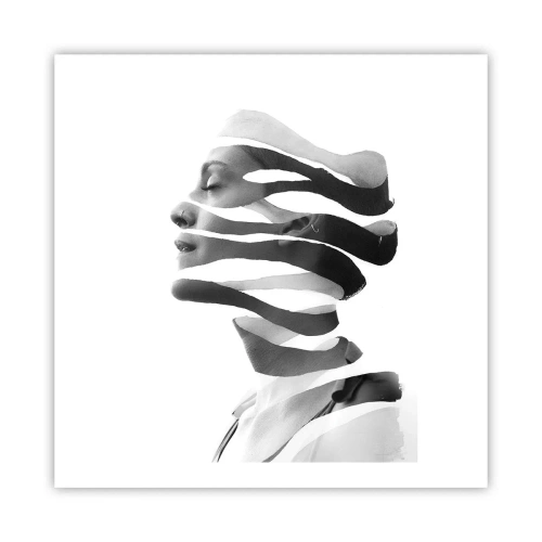 Póster - Retrato surrealista - 60x60 cm
