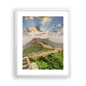 Póster en marco blanco - Grandeza duradera - 40x50 cm