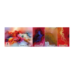 Muestra de fotomural Premium Sand - Cómo atrapar los sueños: el humo - Abstracción, Pedazo, Acrílico - 100x30 cm