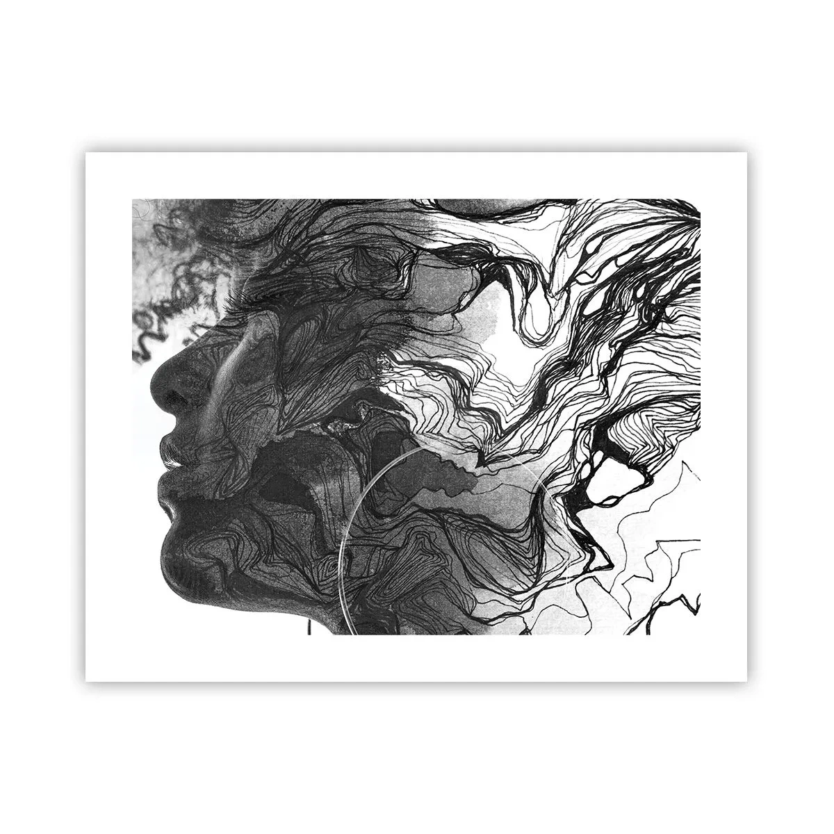 Póster - Enredada en sueños - 50x40 cm