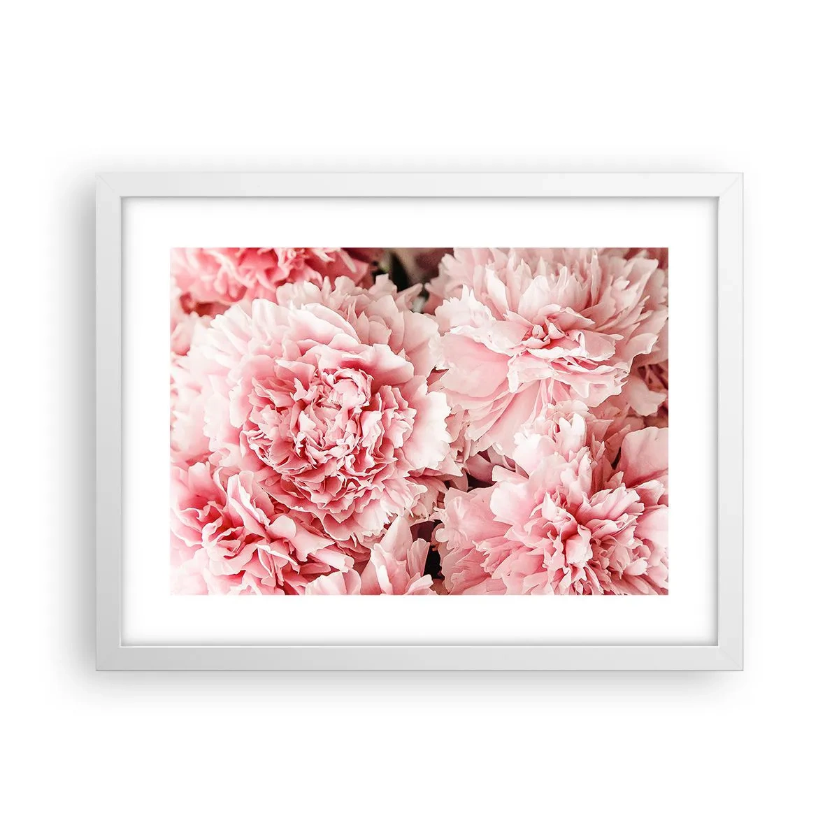 Póster en marco blanco - Sueño rosa - 40x30 cm