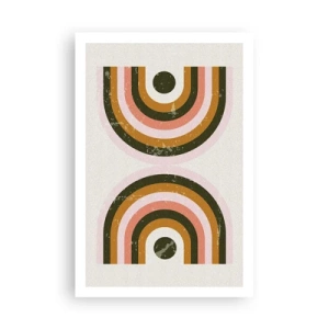 Póster - Abstracción gemela - 61x91 cm
