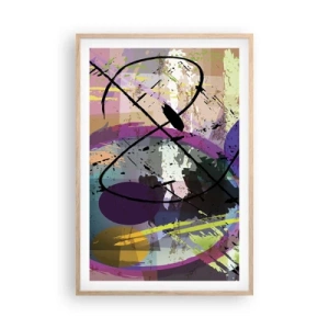 Póster en marco roble claro - Siempre hay más de un camino - 61x91 cm