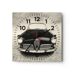 Reloj de pared - Reloj de vidrio - ¿Y cómo no quererme? - 30x30 cm