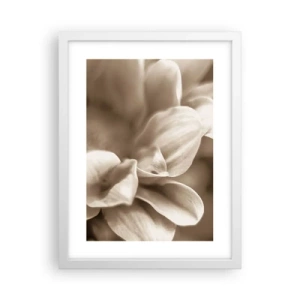 Póster en marco blanco - Suave como una sonrisa - 30x40 cm