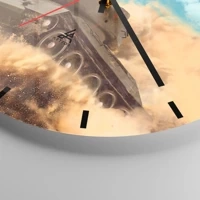 Esfera sin numeración, con rayas