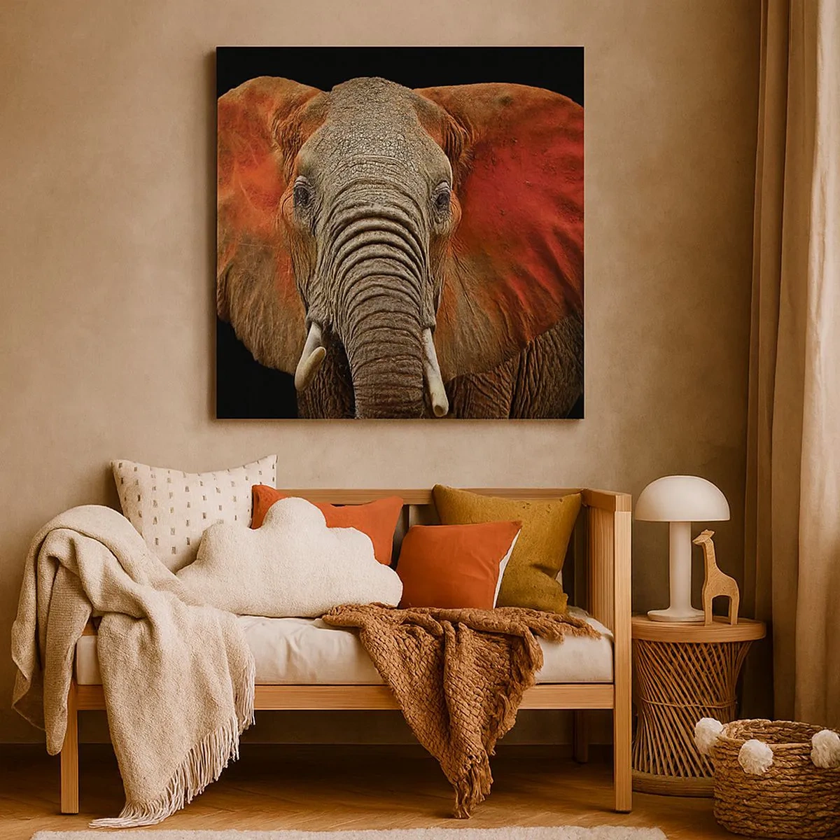 Cuadro sobre lienzo - Impresión de Imagen - Soy salvaje, ¿y tú? - 30x30 cm