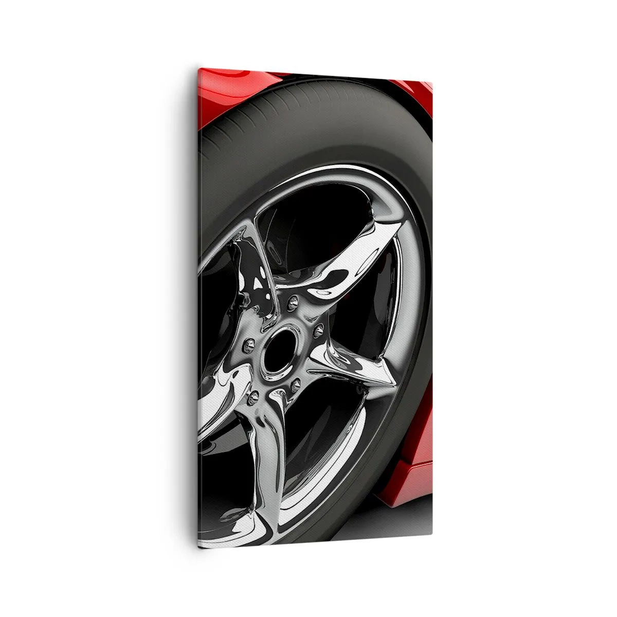 Cuadro sobre lienzo - Impresión de Imagen - Creado para la velocidad - 55x100 cm