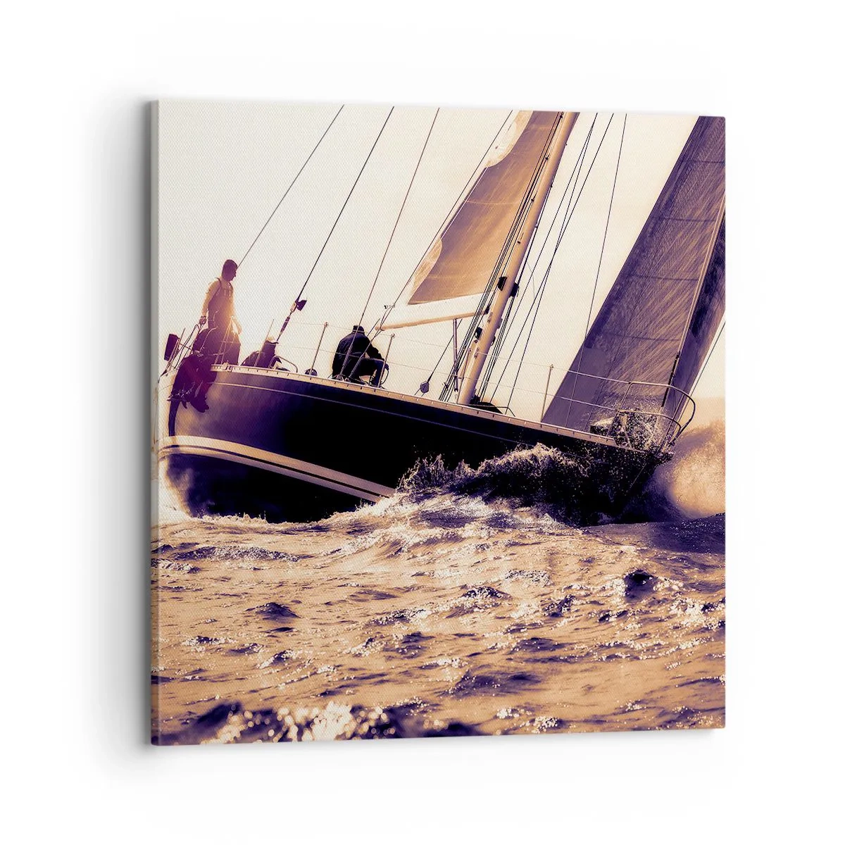 Cuadro sobre lienzo - Impresión de Imagen - Navega, marinero - 70x70 cm