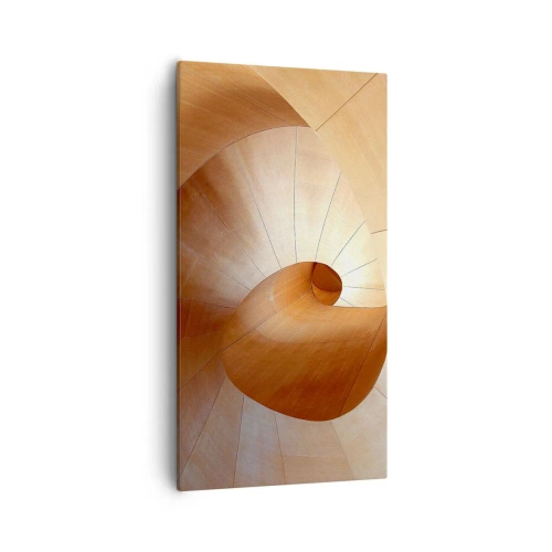 Cuadro sobre lienzo - Impresión de Imagen - Serpentina arquitectónica - 55x100 cm