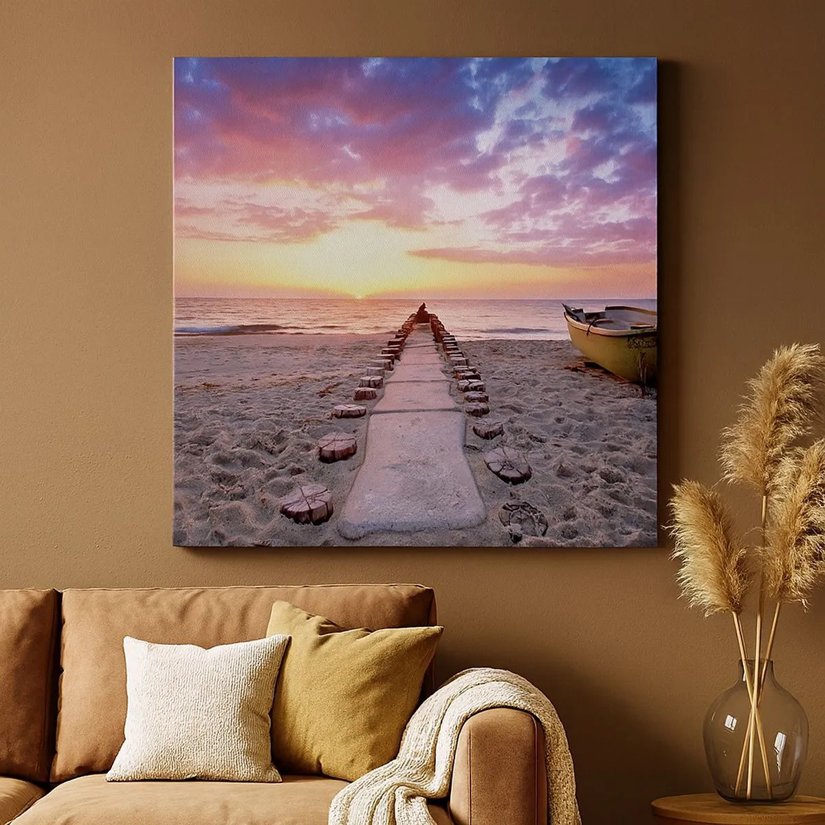 Cuadro sobre lienzo - Impresión de Imagen - Un momento de profunda experiencia - 30x30 cm