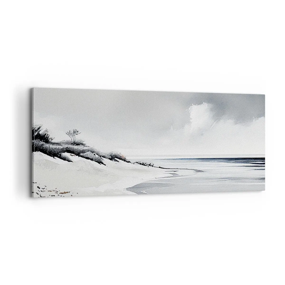 Cuadro sobre lienzo - Impresión de Imagen - Juntos desde el principio de los tiempos - 100x40 cm