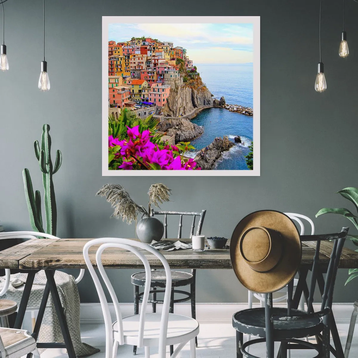Póster - La ciudad de la risa - 60x60 cm