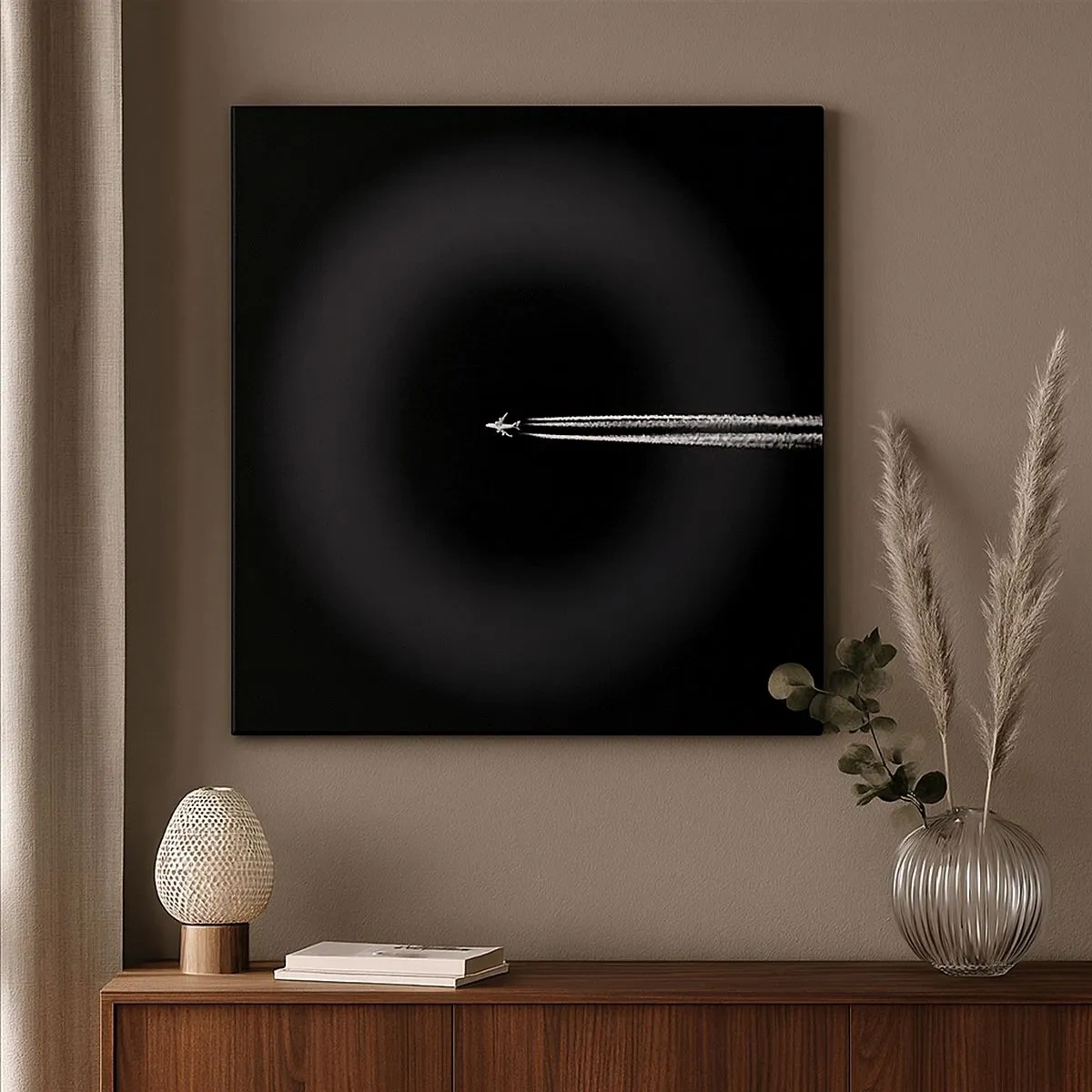 Cuadro sobre lienzo - Impresión de Imagen - En otra dimensión - 30x30 cm