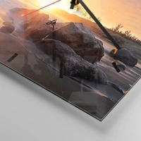 Esfera sin numeración, con rayas