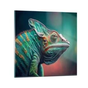 Cuadro sobre vidrio - Impresiones sobre Vidrio - ¿Puedes verme? No está bien... - 70x70 cm