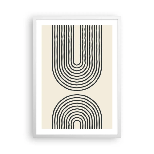 Póster en marco blanco - Próximamente... - 50x70 cm