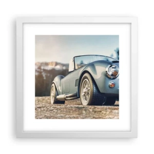 Póster en marco blanco - Porque el estilo importa - 30x30 cm