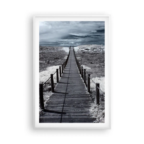 Póster en marco blanco - En plena costa - 61x91 cm