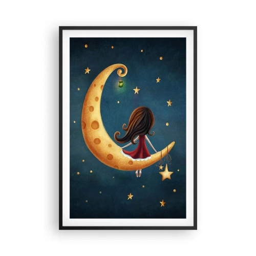 Póster en marco negro - Érase una vez... - 61x91 cm