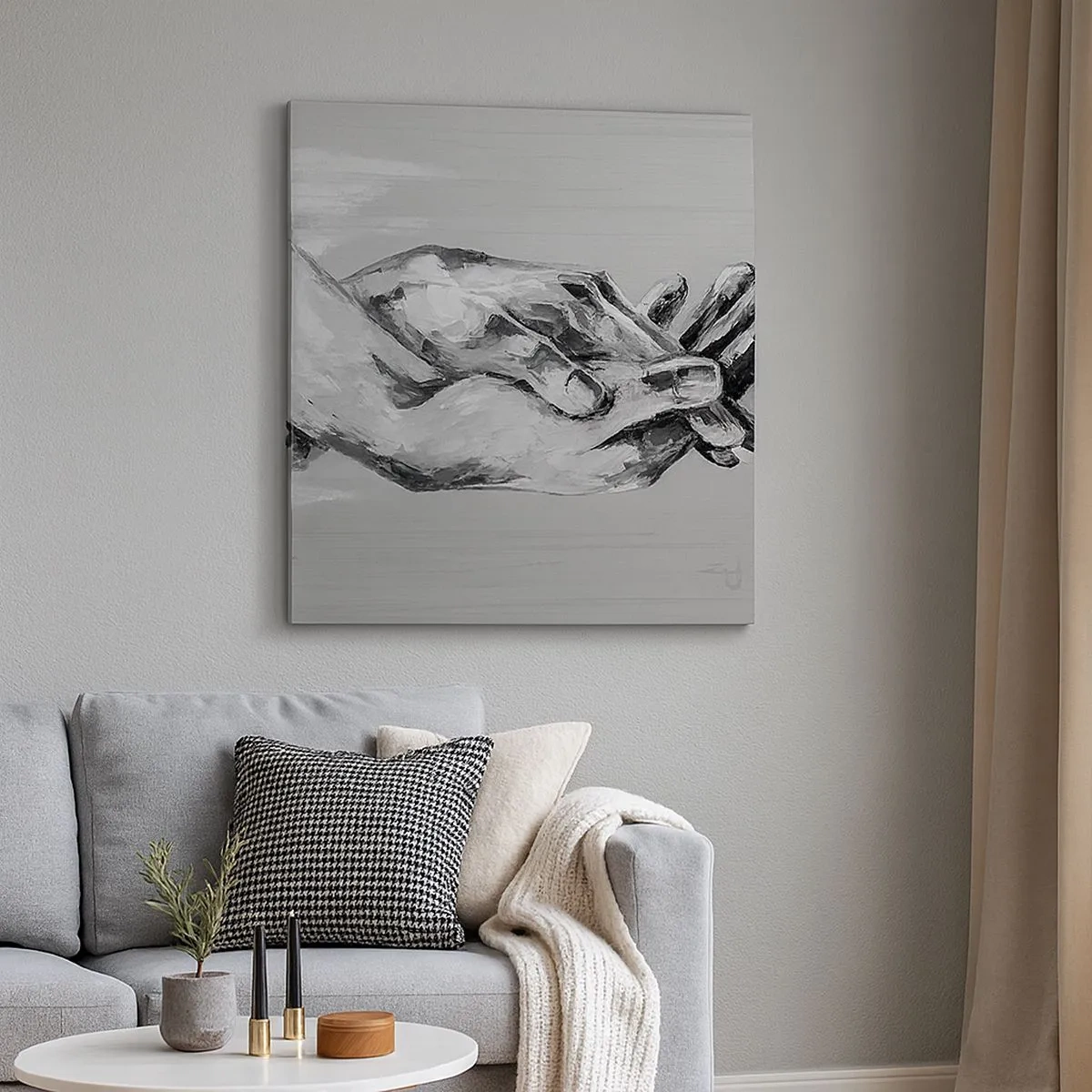 Cuadro sobre lienzo - Impresión de Imagen - El comienzo... - 30x30 cm