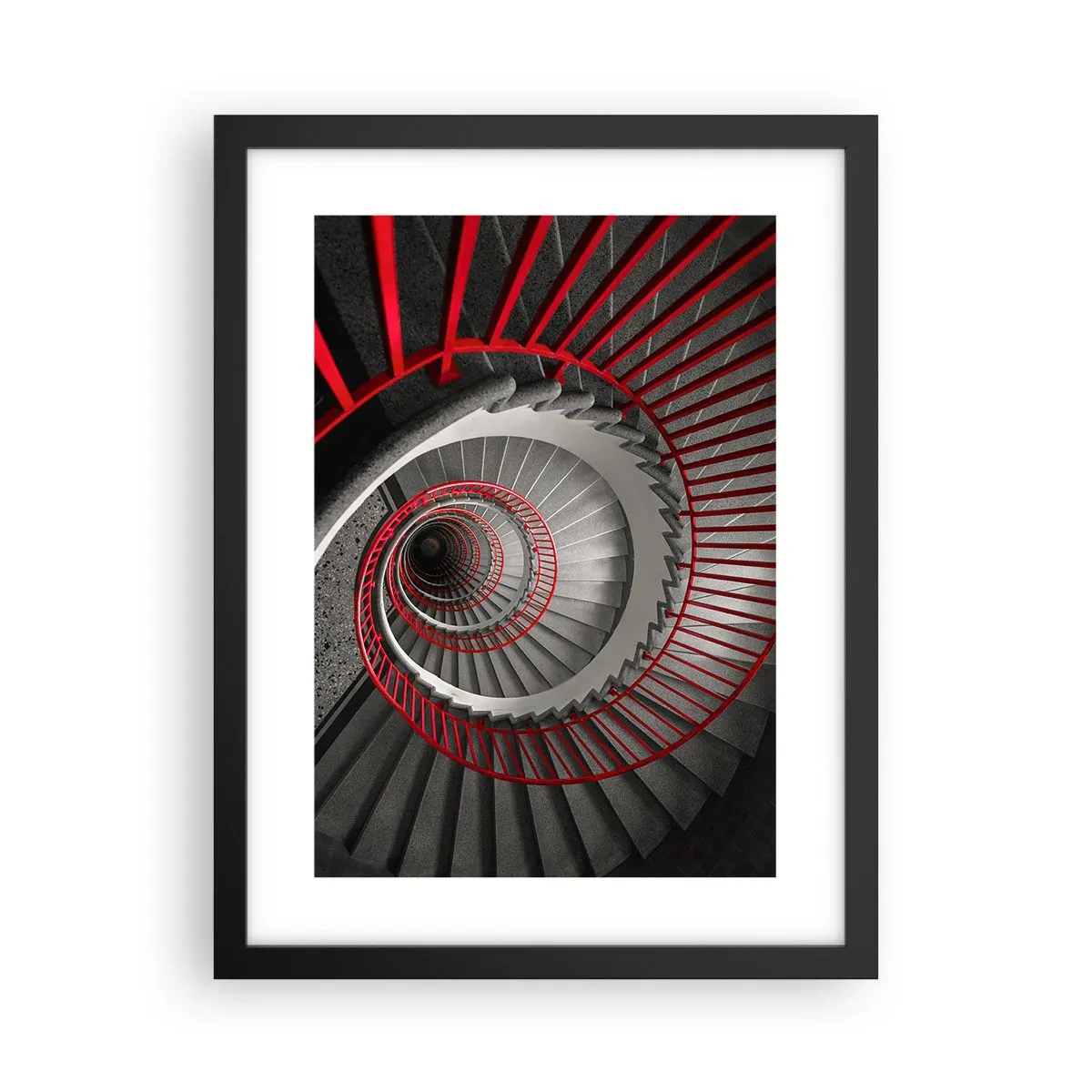 Póster en marco negro - Juegos arquitectónicos - 30x40 cm